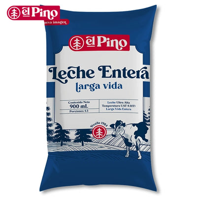 Leche Larga Vida Entera x 6 und de 900 ml-Bebidas-El Pino-Eatsy Market