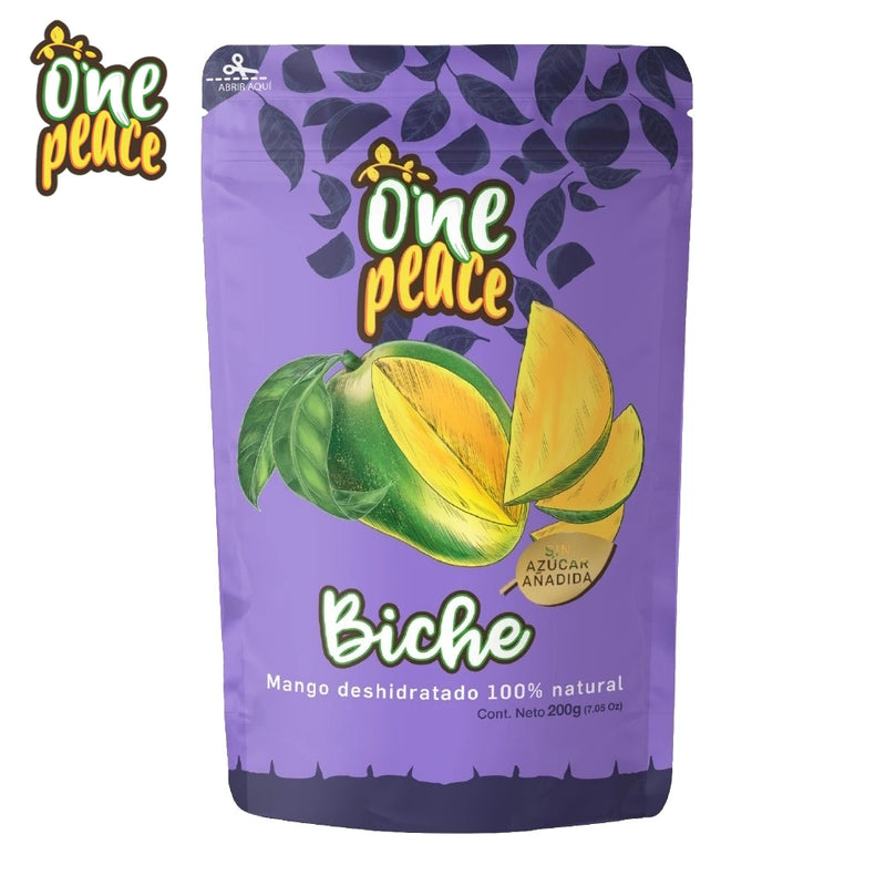 Snack de Mango Biche Deshidratado-Pasabocas y Snacks-One Peace-x 100 gr-Eatsy Market