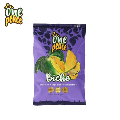 Snack de Mango Biche Deshidratado-Pasabocas y Snacks-One Peace-x 6 und de 30 gr-Eatsy Market