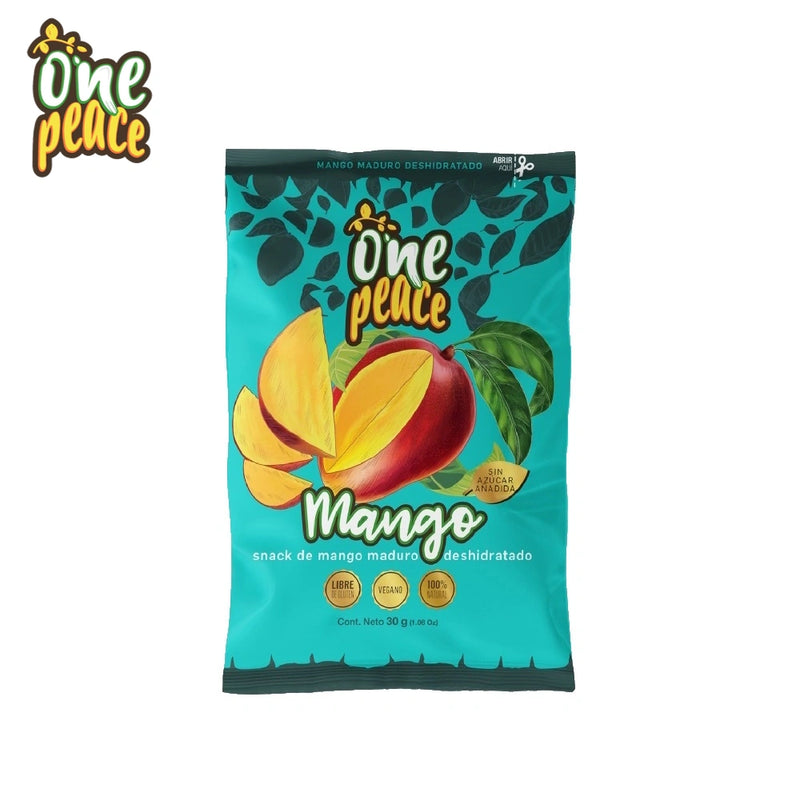 Snack de Mango Maduro Deshidratado-Pasabocas y Snacks-One Peace-x 6 und de 30 gr-Eatsy Market