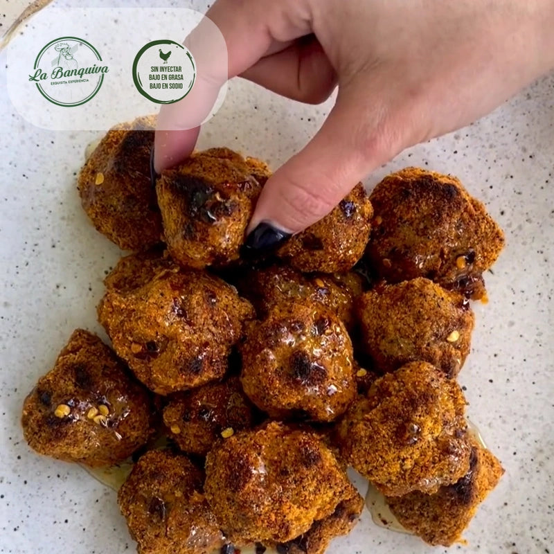 Nuggets de Pollo con Harina de Almendra x 20 und (500 gr)-Proteínas-La Banquiva-Eatsy Market