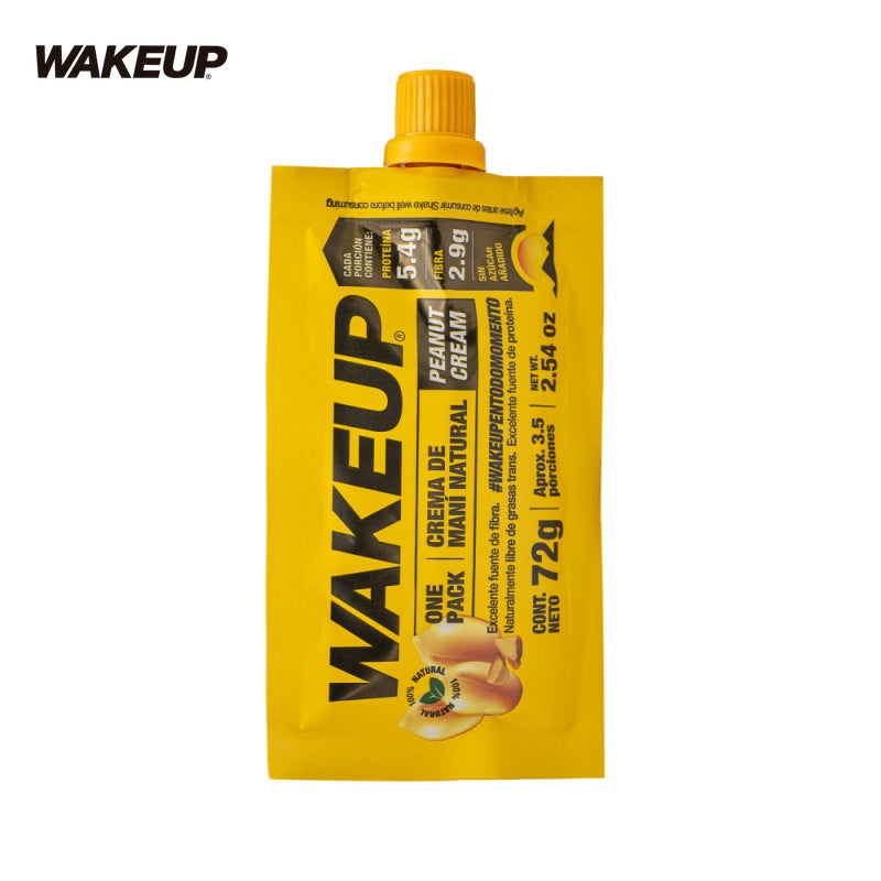 Crema de Maní Natural-Despensa-Wakeup-One Pack x 72 gr-Eatsy Market