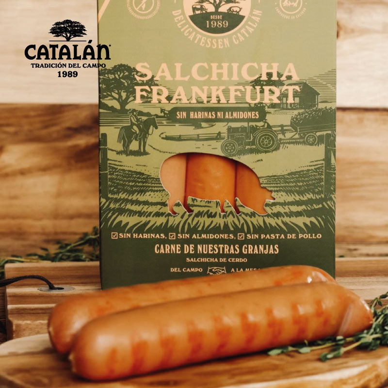 Salchicha Frankfurt x 3 und (300 gr)-Proteínas-Catalán-Eatsy Market