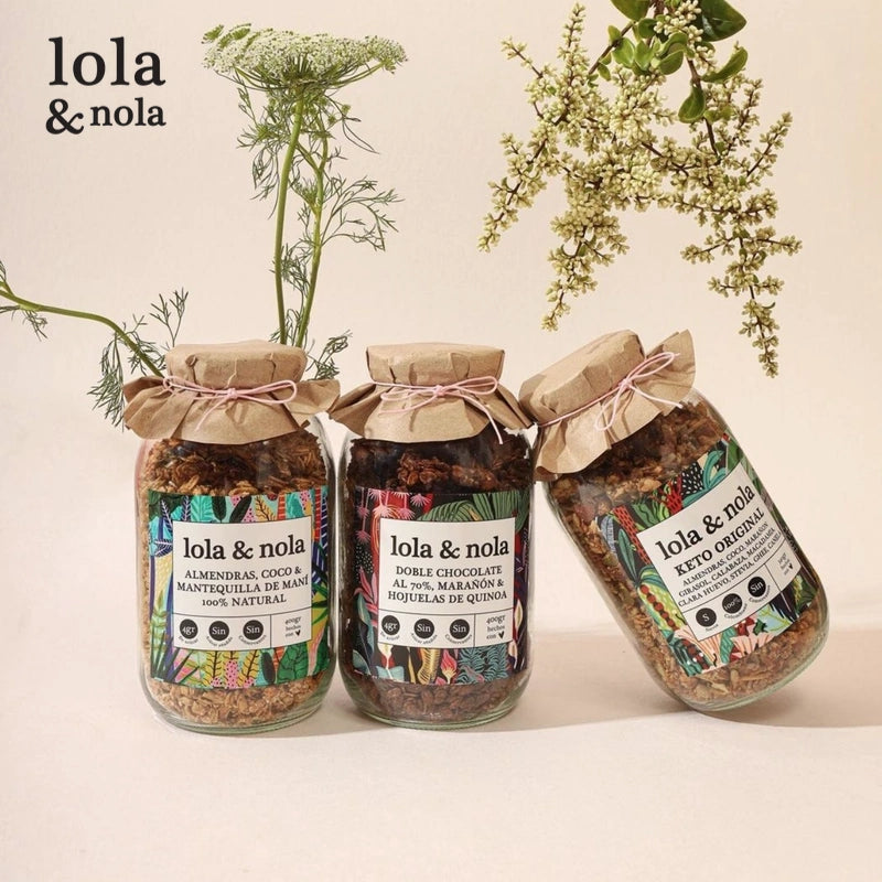 Trio de Granolas Lola & Nola-Despensa-Lola & Nola-3 de 400 gr-Eatsy Market