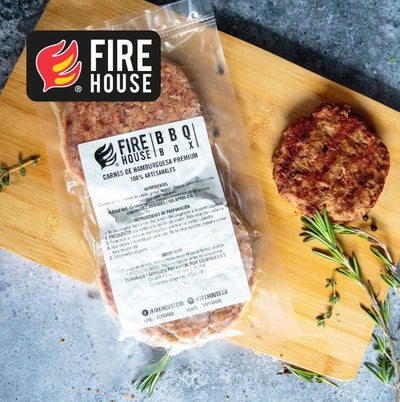 Carne Hamburguesa de 160 gr x 2 und-Proteínas-Firehouse-Tradicional-Eatsy Market