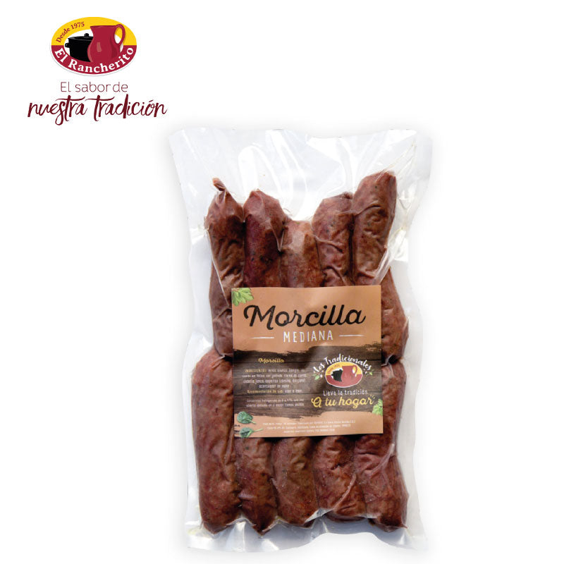 Morcilla Rancherito-Proteínas-El Rancherito-Típica x 5 und x 350 gr-Eatsy Market