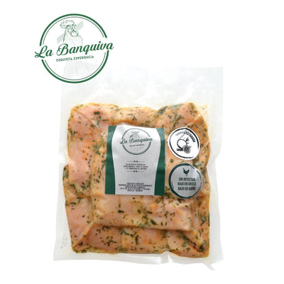 Filete de Pechuga x 8 und de 125 gr (7 sabores)-Proteínas-La Banquiva-Naranja Estragon-Eatsy Market